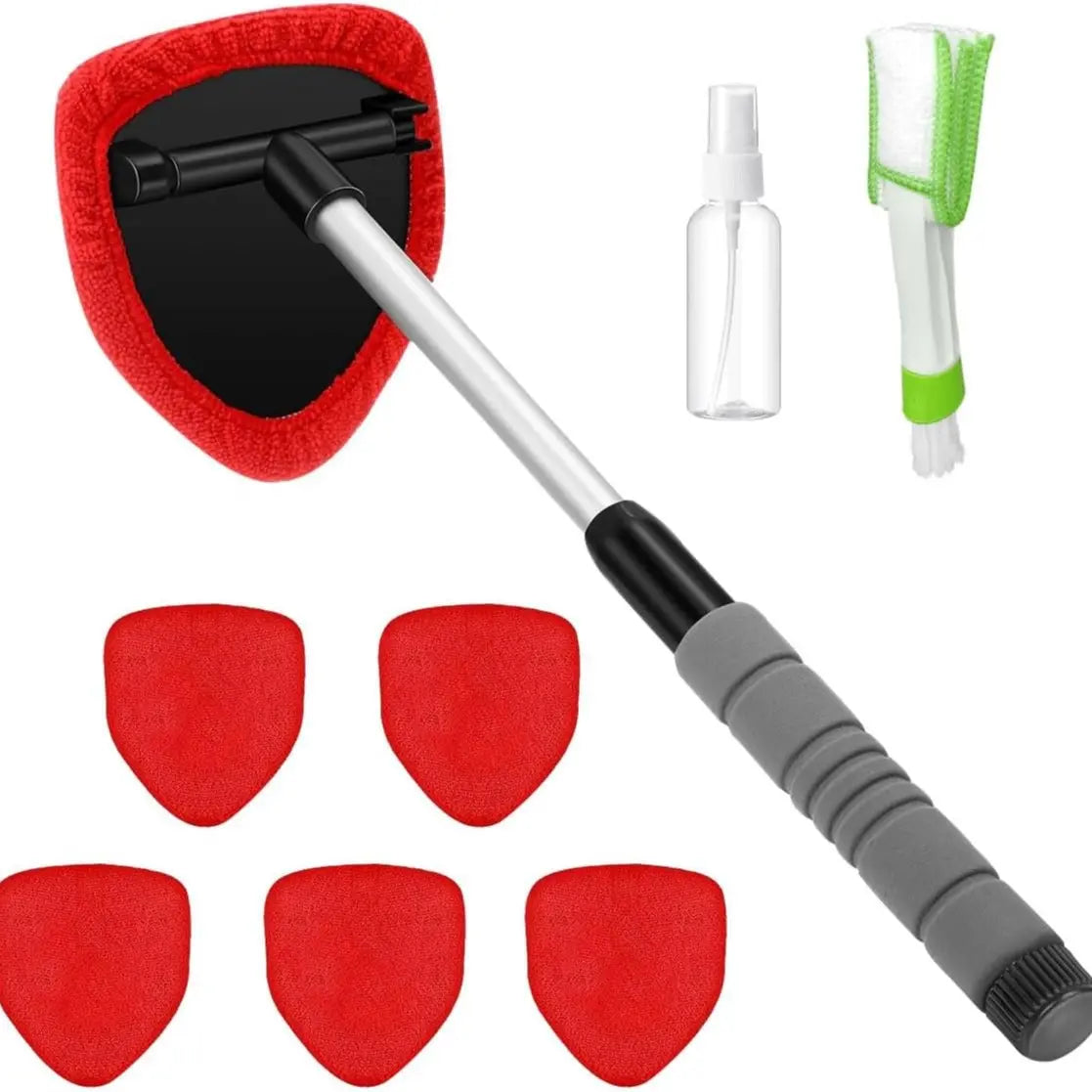 9PCS Car Window Cleaner Kit Extendable Handle Windshield Cleaning Tool 🚗