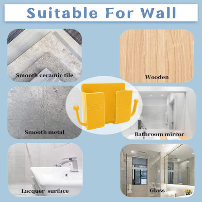 Mobile phone holder mounted on self-adhesive wall, wall-mounted mobile phone holder📱