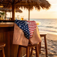 Printed Flag Swim Trunks