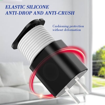 2 in 1 Silicone Charger Protector with Cord Wrap, iPhone Silicone Power Adapter Case 🔌
