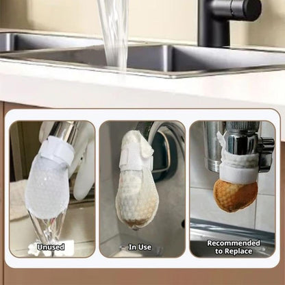 50 cotton filter bags disposable Cotton Faucet Filter Bags with 10 fastening straps💧