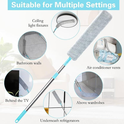 Replacement Gap Duster for Home Corner Place, Durable Flexible Arbitrary Bending Microfiber Dust Brush🧹