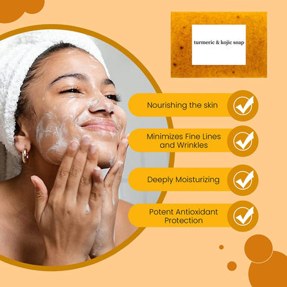 Deep cleansing Turmeric Brightening Facial SkincareCleanser, Comfort Deep Cleansing🧴