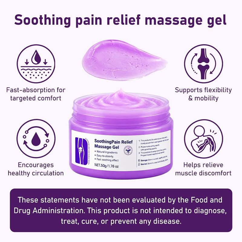 Soothing Pain Relief Massage Gel, Natural Plant Formula for Full Body Joint Soreness Relief🩹