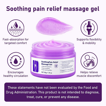 Soothing Pain Relief Massage Gel, Natural Plant Formula for Full Body Joint Soreness Relief🩹