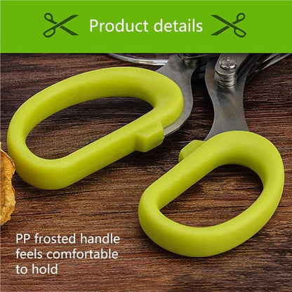 Onion Scissors Multi‑Layer Ergonomic Plastic Shredded Paper Scissors Kitchen Tools ✂️
