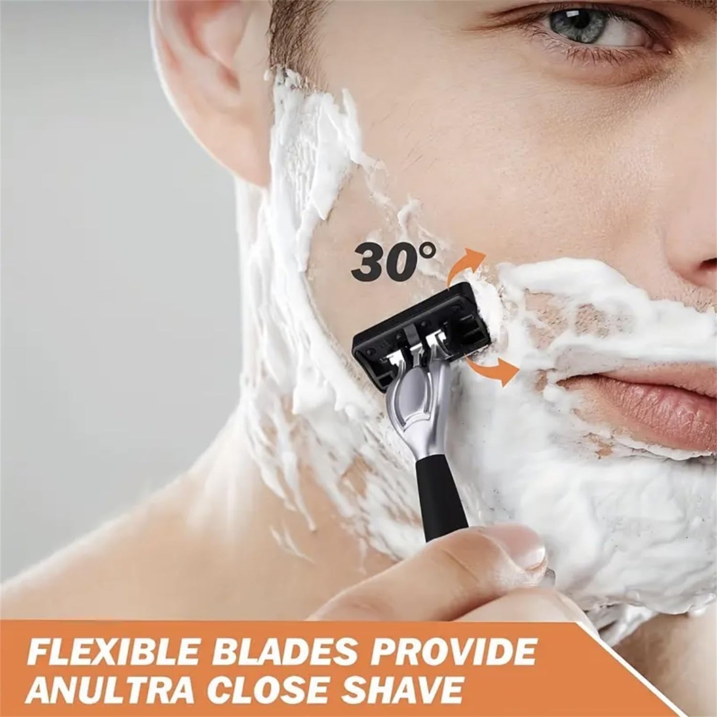 Premium Stainless Steel Blades Included, Plus Complimentary Ergonomic Handle 🪒