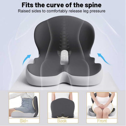 Non-Slip Memory Foam Ergonomic Seat Cushion, Skin-Friendly Breathable Mesh Cover🪑