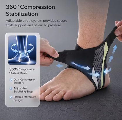Adjustable Compression Ankle Support Brace, Honeycomb Breathable Ankle Stabilizer🦶