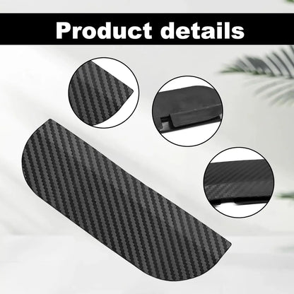 2PCS Car Side Mirror Rain Guards - Carbon Look ABS Visor Covers with Adhesive Tape 🚗
