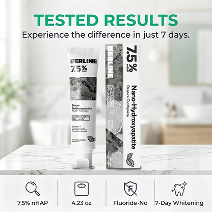 Fluoride-Free Hydroxyapatite Toothpaste, Strengthens Enamel & Freshens Breath 🦷