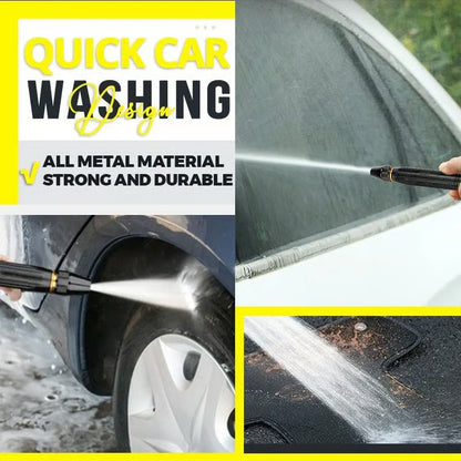 Upgraded adjustable spray gun, perfect for cleaning cars, gardens, and pets 🔫