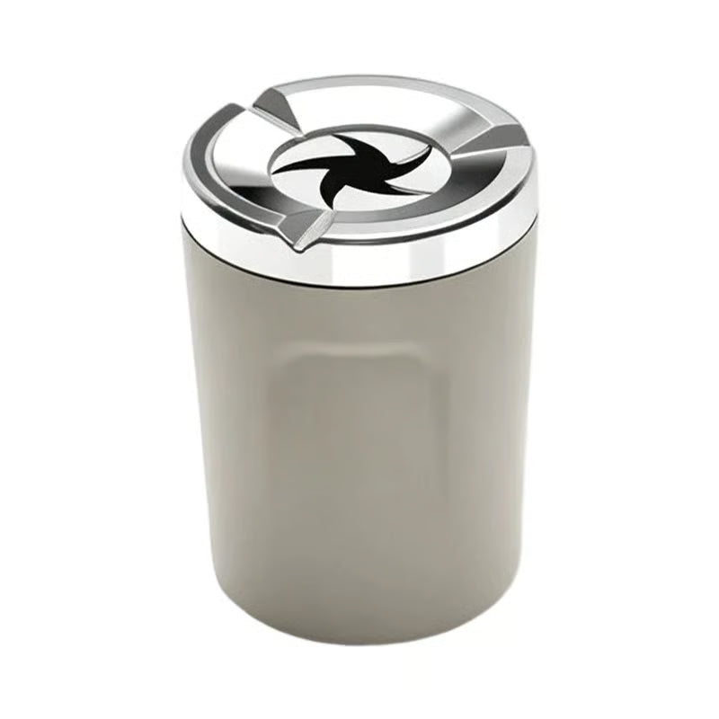 Rotating Sealed Lid Car Ashtray Odor Resistant Auto Cigarette Ashtray Fits Vehicle Cup Holder🚗