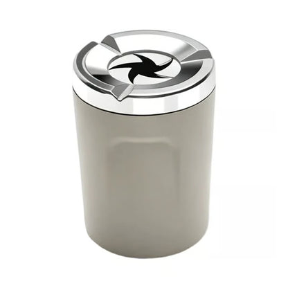 Rotating Sealed Lid Car Ashtray Odor Resistant Auto Cigarette Ashtray Fits Vehicle Cup Holder🚗