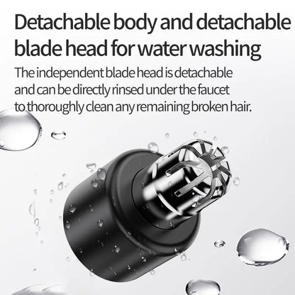 Electric Nose Hair Trimmer,Professional Painless Eyebrow & Facial Hair Trimmer for Men Women🪒