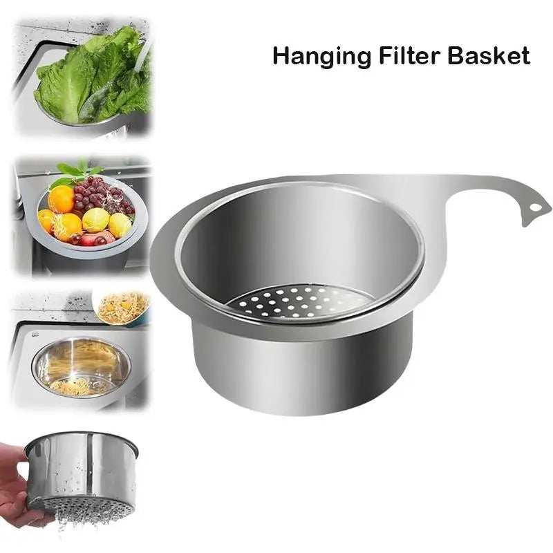 Stainless Steel Swan Sink Strainer Basket🚰