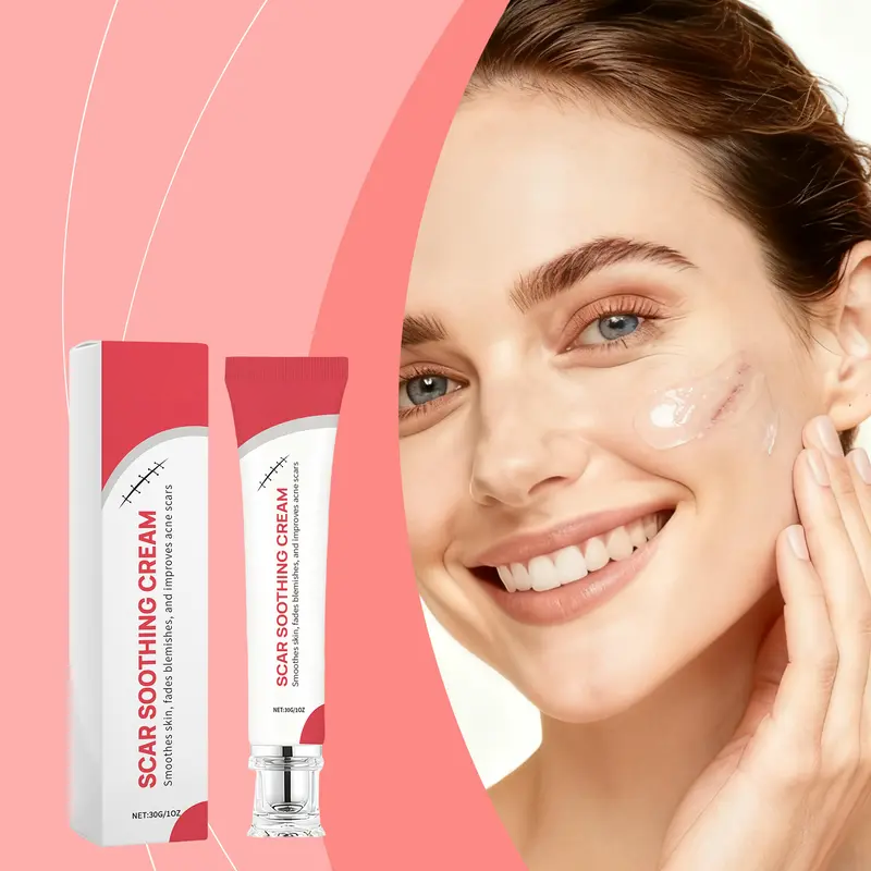 Advanced Silicone Scar Cream - Skin Repair Treatment for Surgical Acne Scars🩹