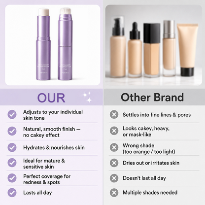 2-in-1 Color Changing Foundation Stick 🌟