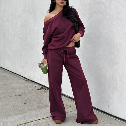 Women's Long Sleeve Jumper & Pants, 2 Piece Outfit Set ✨