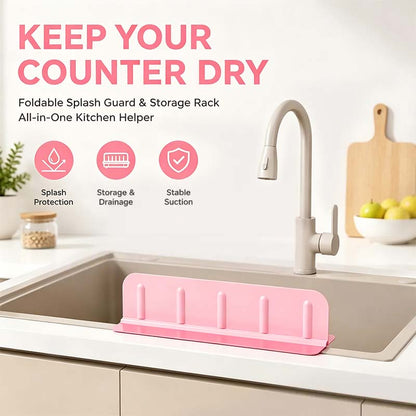 Kitchen Sink Splash Guard, Water Guard for Washbasin & Dish Washing 💦
