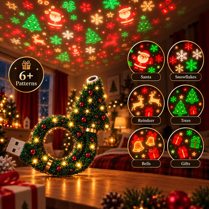 2026 New USB Plug-In Christmas Projector Night Light 🎄