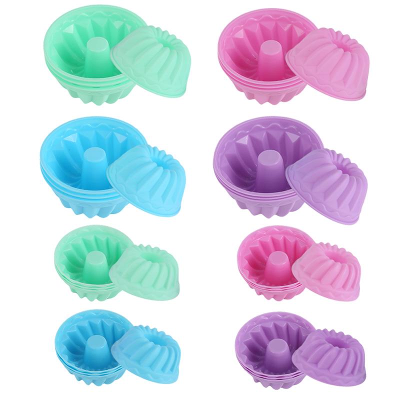 24pcs 2.75in Food-Grade Flexible Silicone Baking Cups - Nonstick Pumpkin Cake Molds ✨