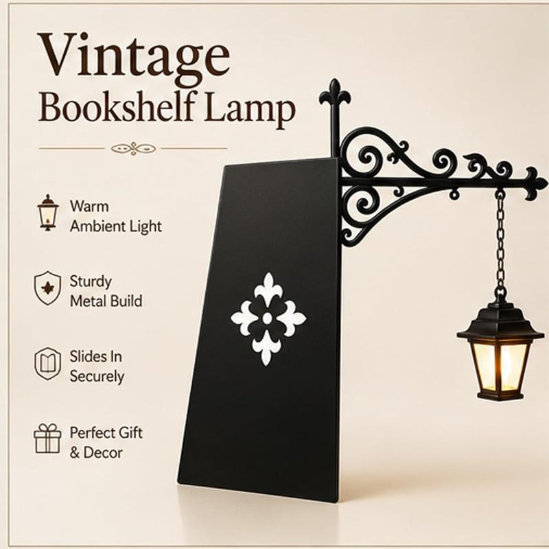 Library Lantern-Decorative Bookshelf Lighting, MiniatureHanging Shelf Lampdeng🏮