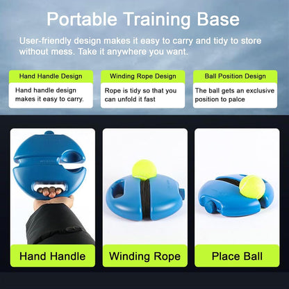 Tennis-Trainer Set 2pcs Tennis Bouncing Balls Tennis Ball | Portable Innovative Ball Game for Outdoors🎾