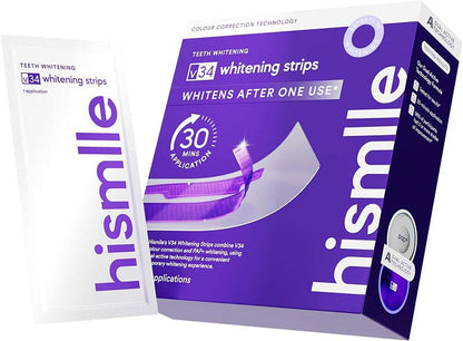 V34 PAP+ Teeth Whitening Strips | Peroxide-Free Gentle Yellow Tone Correction🦷