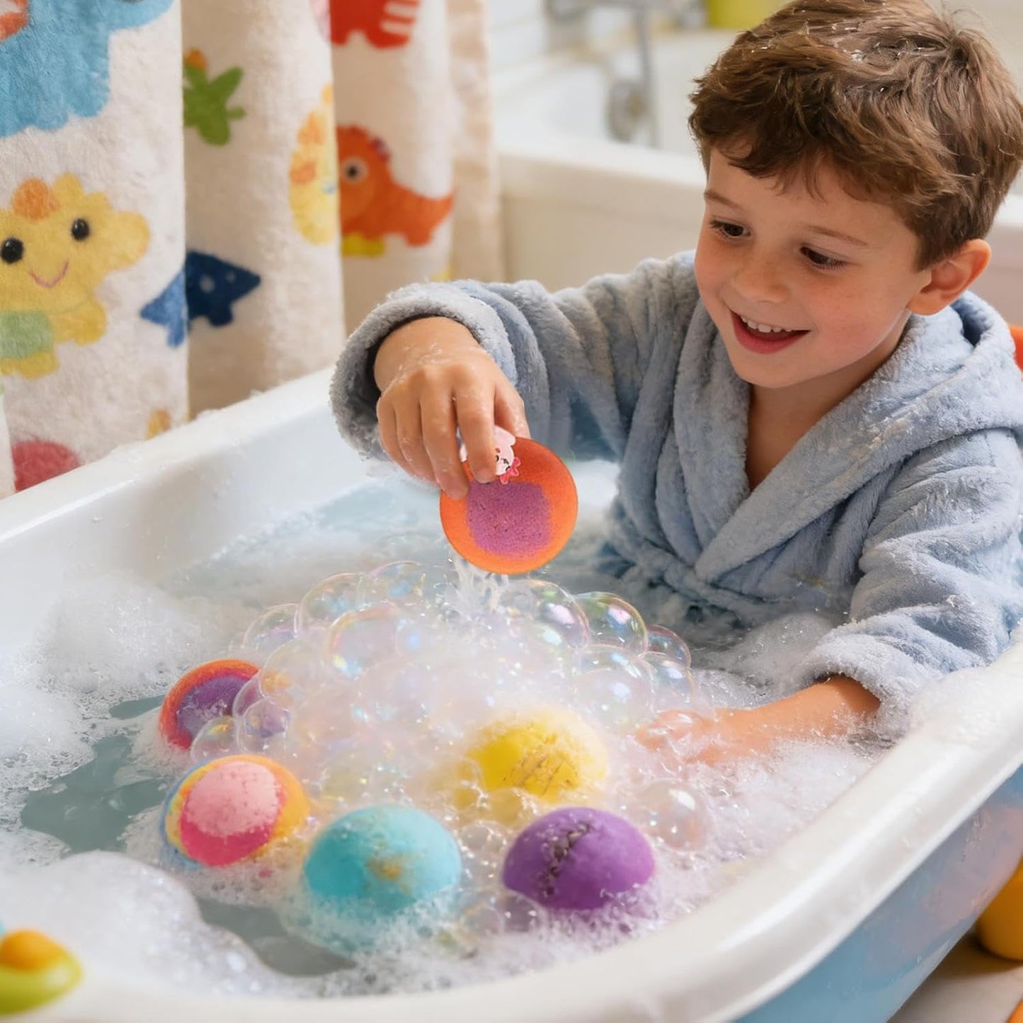 Easter Basket Stuffers for Boys & Girls - Skin-Soothing Bath Fizzies Gift Set🎁