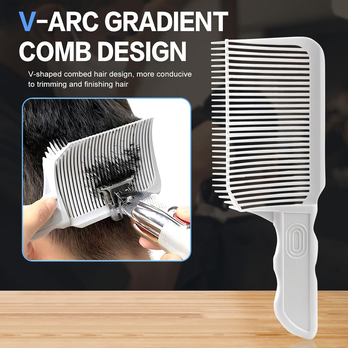 Unisex 4-Piece Hair Cutting Guide Kit - Professional Barber Haircare Equipment ✂️