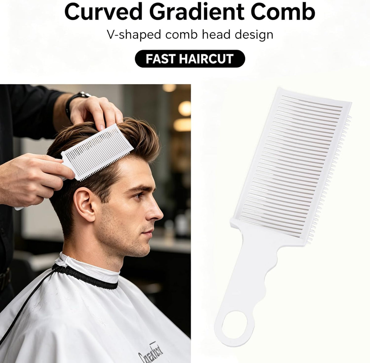 Unisex 4-Piece Hair Cutting Guide Kit - Professional Barber Haircare Equipment ✂️