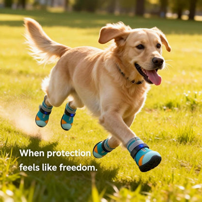 Dog Shoes With Built-in LED Light 🐾