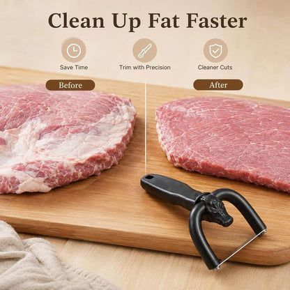 2‑In‑1 Handheld Meat Cutter and Fat Trimmer, Meat Fat Trimming Tool 🔪