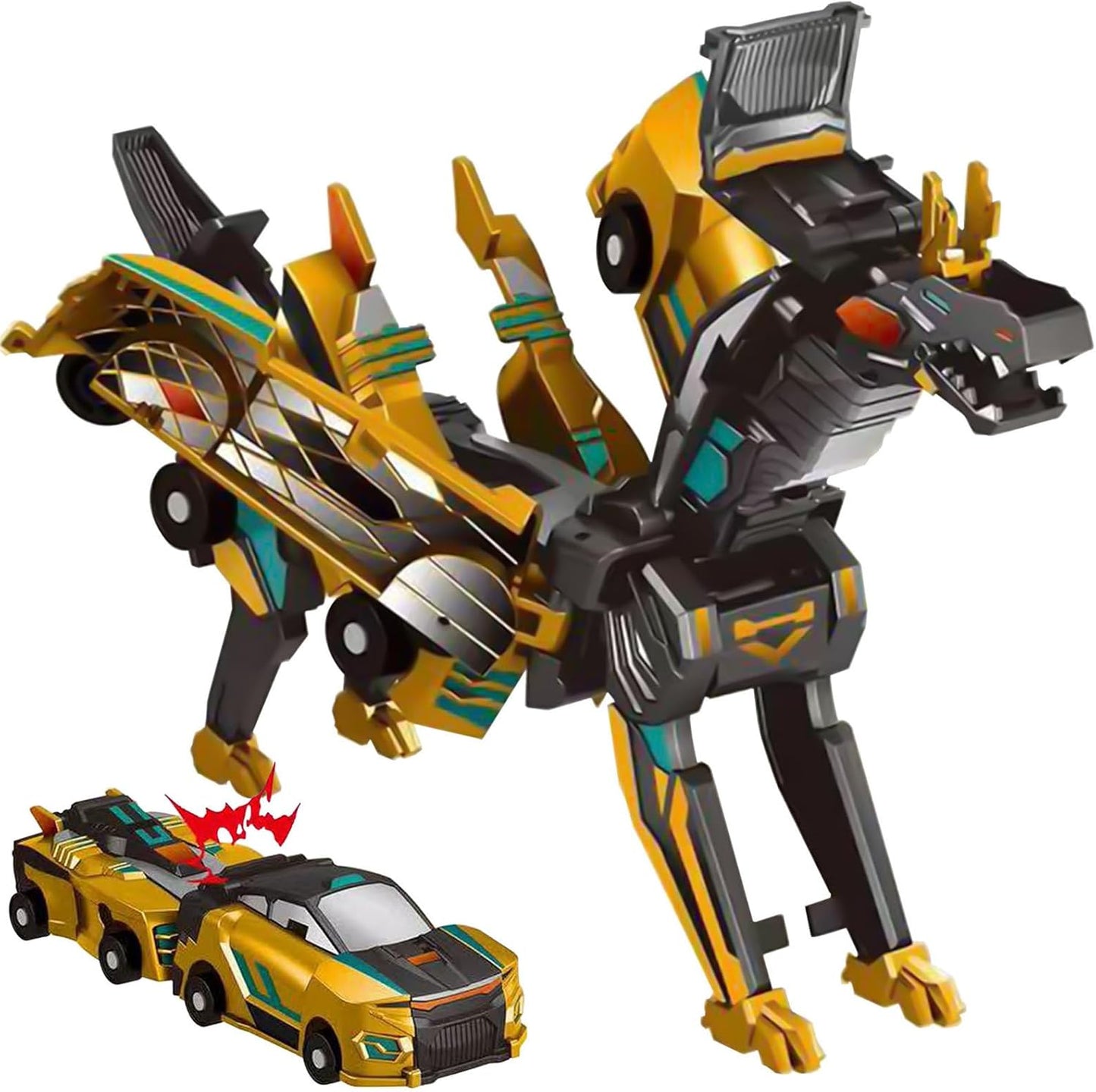 Magnetic Dinosaur Transformer Car Toy