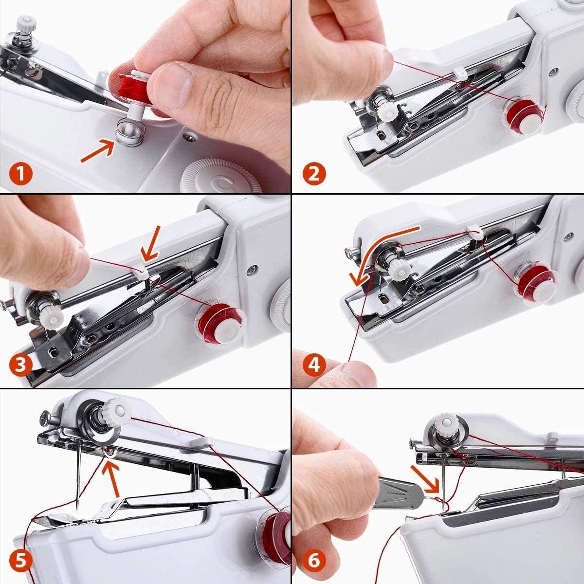 Portable Miniature Handheld Sewing Machine- Beginner-Simple Operation 🧵