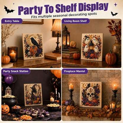 👻✨ Halloween Pearl Art DIY Kit – Turn Tiny Pearls into Spooky-Cute Magic