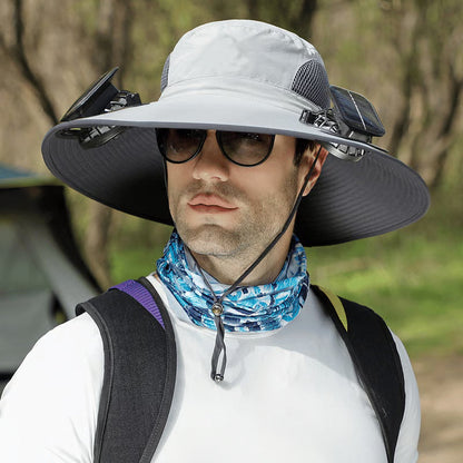 2026 Ultralight Solar Fan Sun Hat | Father's Day Gift