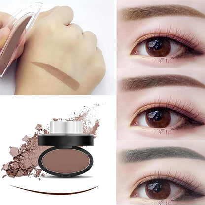 Instant Brow Stamp Kit, One Step Long Lasting Natural Eyebrow Powder Set 🖌️