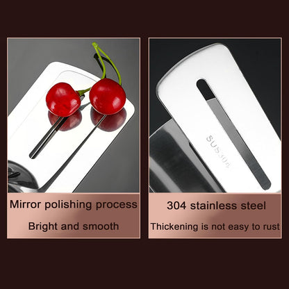 Stainless Steel Grill Clamp Spatula, Anti‑Scald Extended Handle Spatula Tongs 🍳