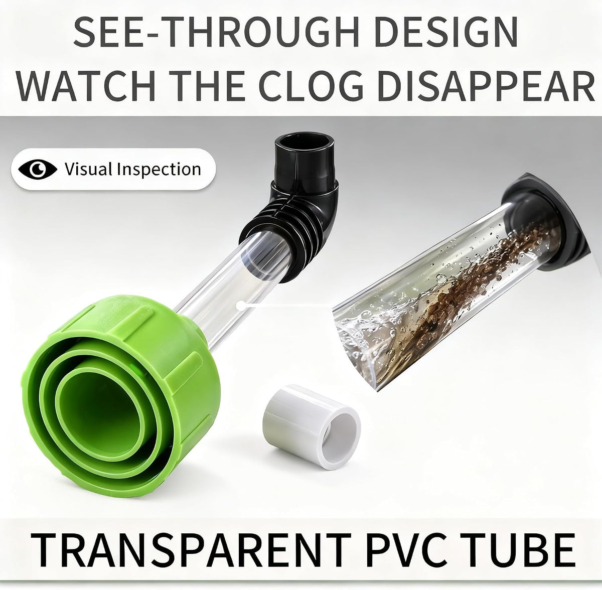 Universal AC Drain Line Cleaner Adapter, Wet/Dry Vacuum Attachment🪛
