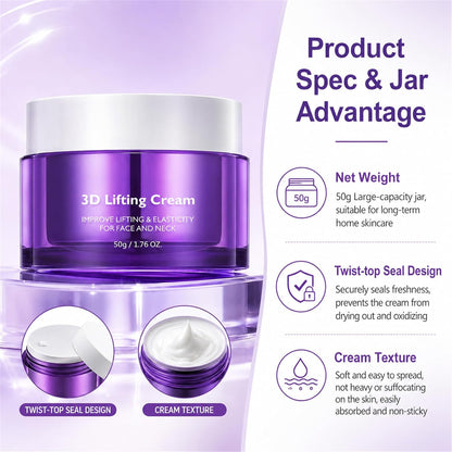2026 3D Lifting Cream 1.7 fl oz | Advanced Korean Facial Night Cream💜