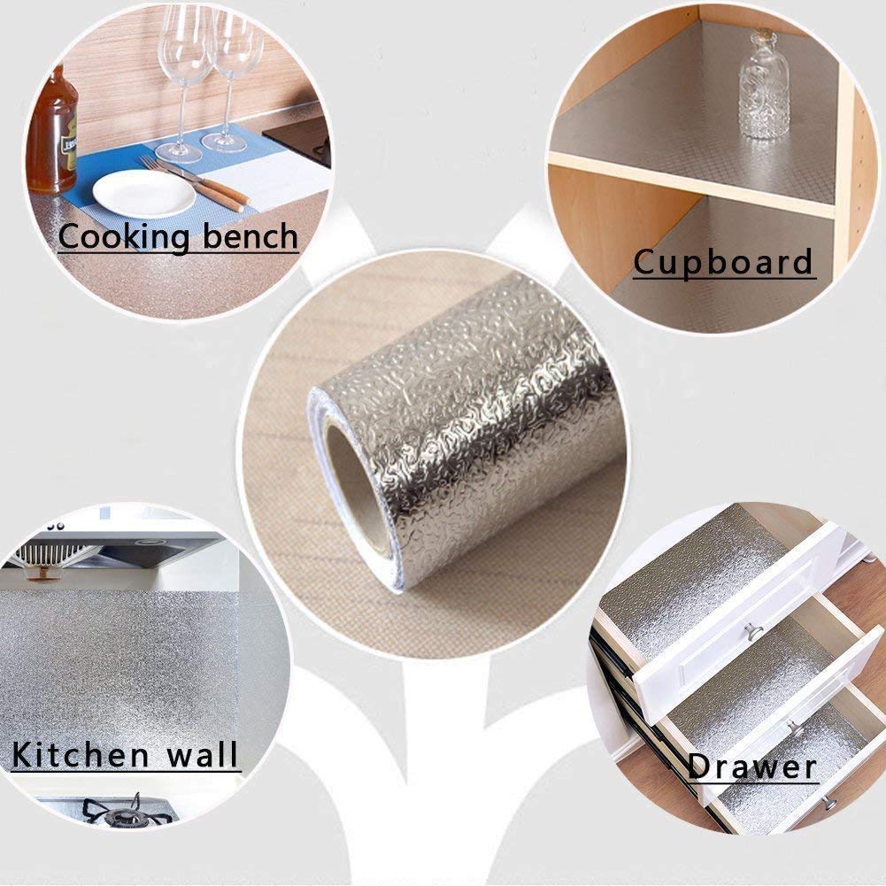 Kitchen Waterproof Oil Proof Aluminum Foil Sticker 🧽