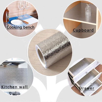 Kitchen Waterproof Oil Proof Aluminum Foil Sticker 🧽