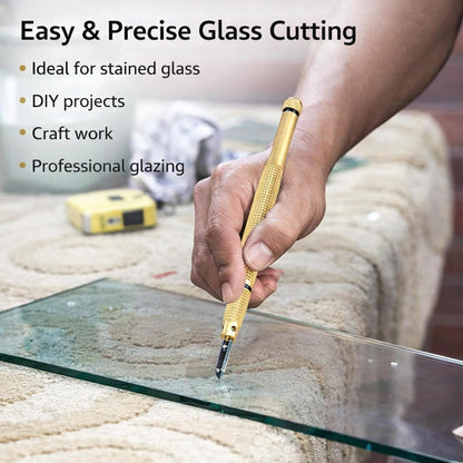 Diamond Head Glass Cutter Tool for 3‑15mm Glass & Mirrors🛠️