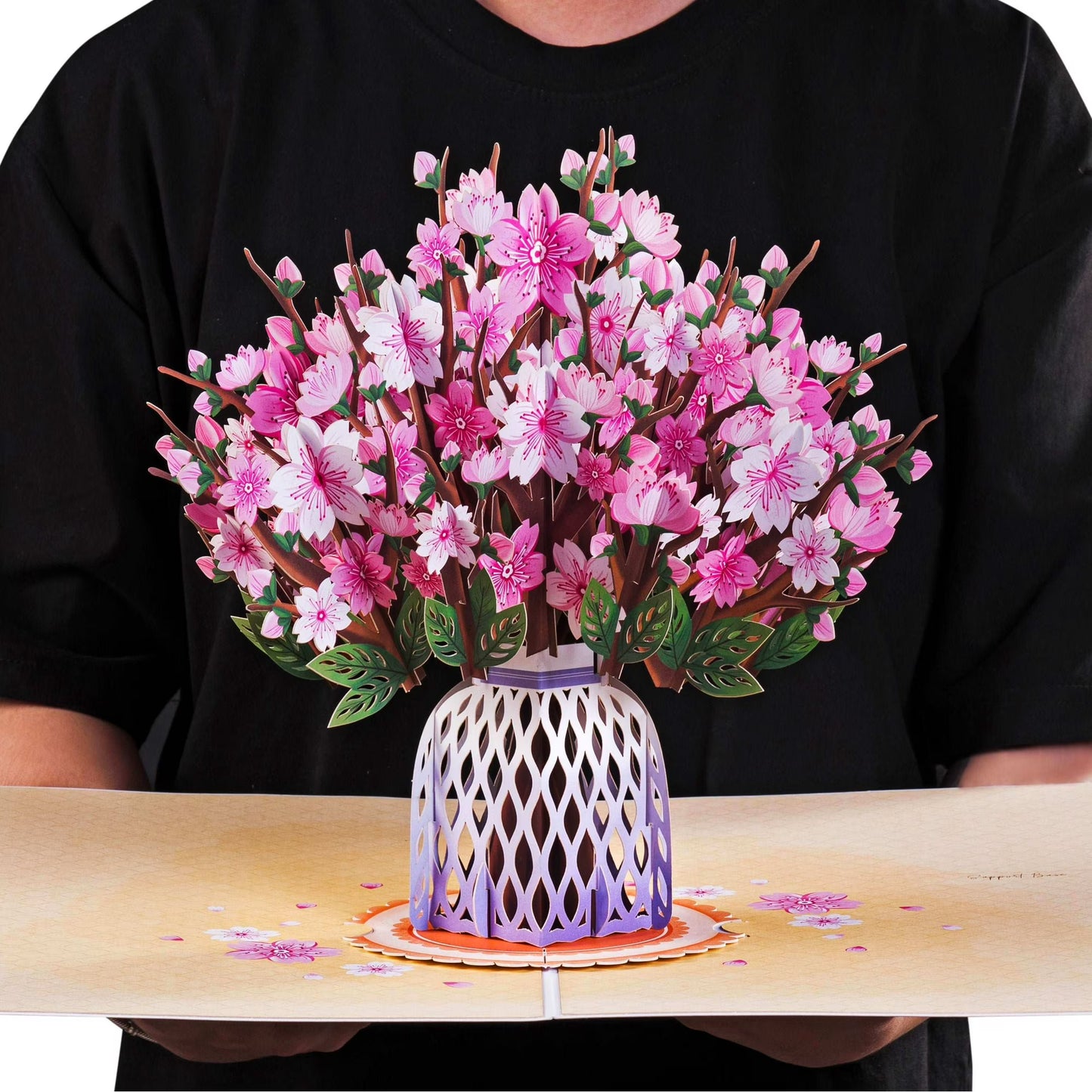 🌸 3D Cherry Blossom Pop-Up Card | Mother's Day Gift
