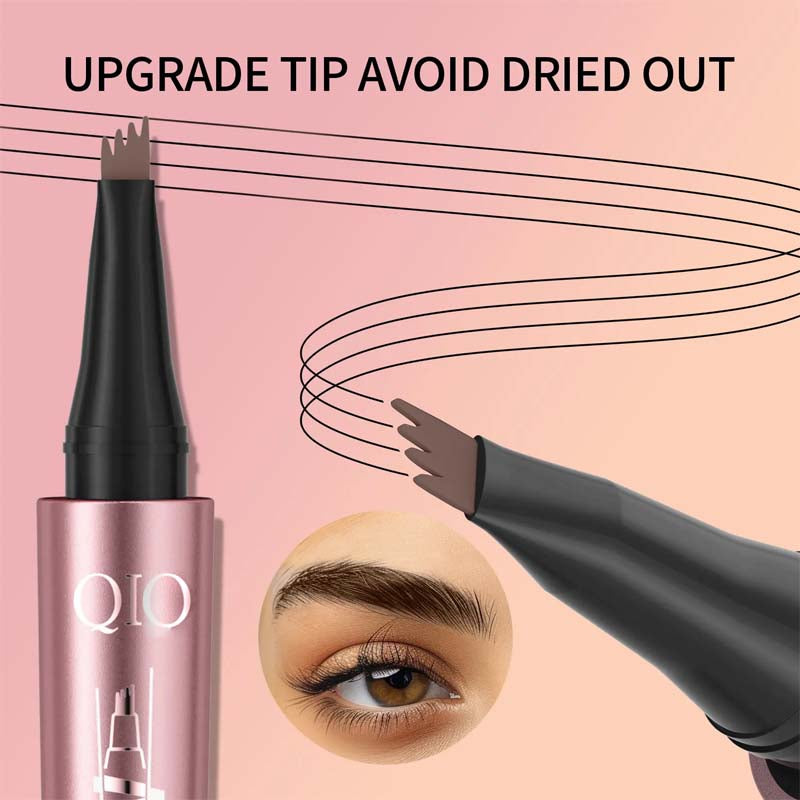 Waterproof Micro‑Fork Eyebrow Pencil, Long‑Lasting Brow Pen 💧✨