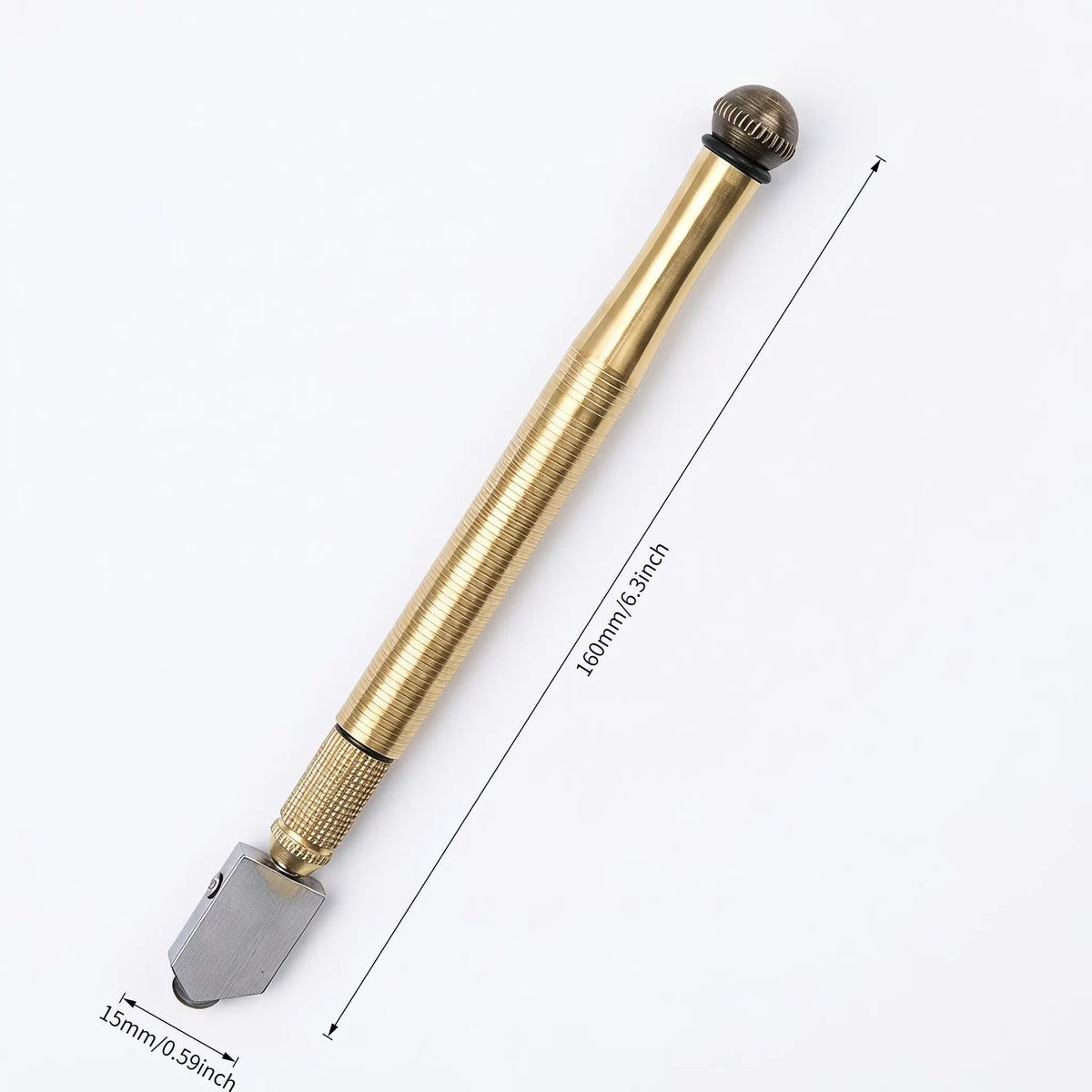Diamond Head Glass Cutter Tool for 3‑15mm Glass & Mirrors🛠️