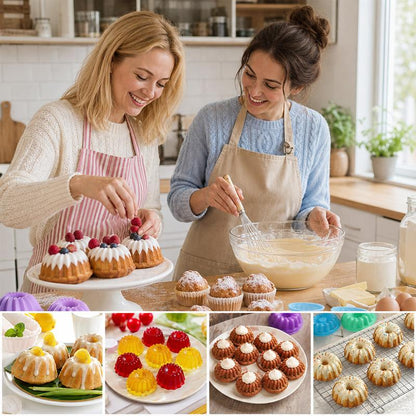 24pcs 2.75in Food-Grade Flexible Silicone Baking Cups - Nonstick Pumpkin Cake Molds ✨