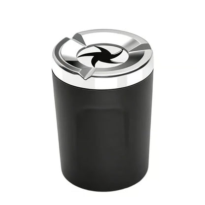 Rotating Sealed Lid Car Ashtray Odor Resistant Auto Cigarette Ashtray Fits Vehicle Cup Holder🚗